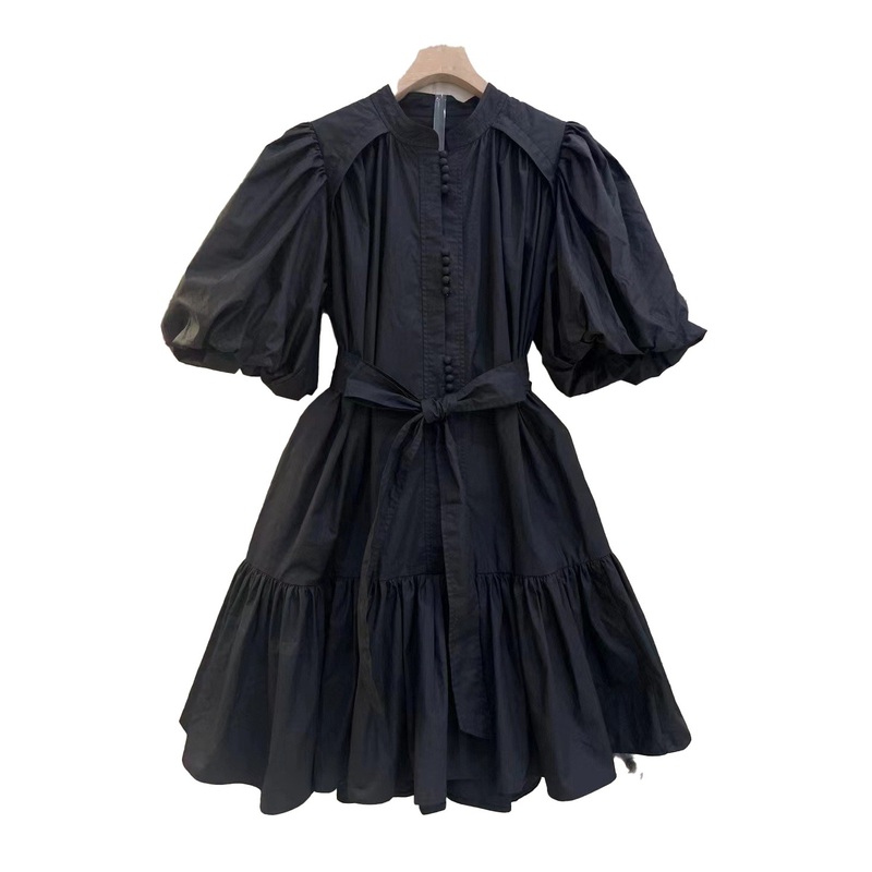 Bess Bubble Dress|Black|S|M|L|XL