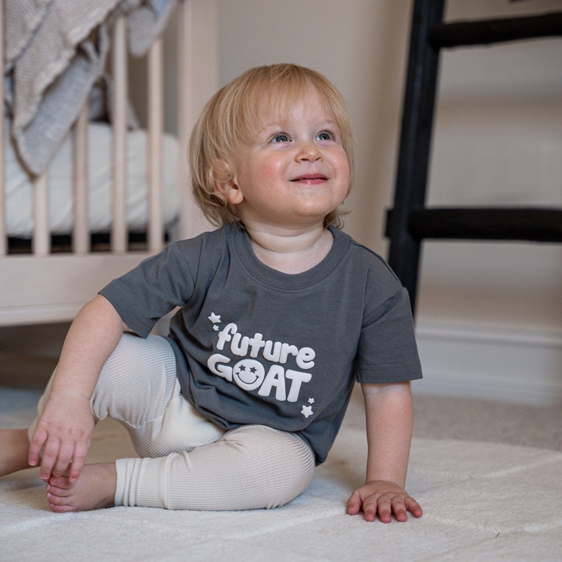 Future Goat T-Shirt|NB|0-3M|3-6M|6-9M|9-12M|12-18M|18-24M|2-3T|Pewter