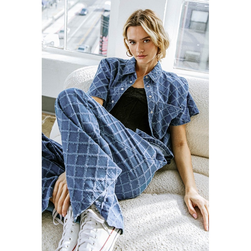 IT’S A SECRET DENIM PANTS|MEDIUM INDIGO|S|M|L