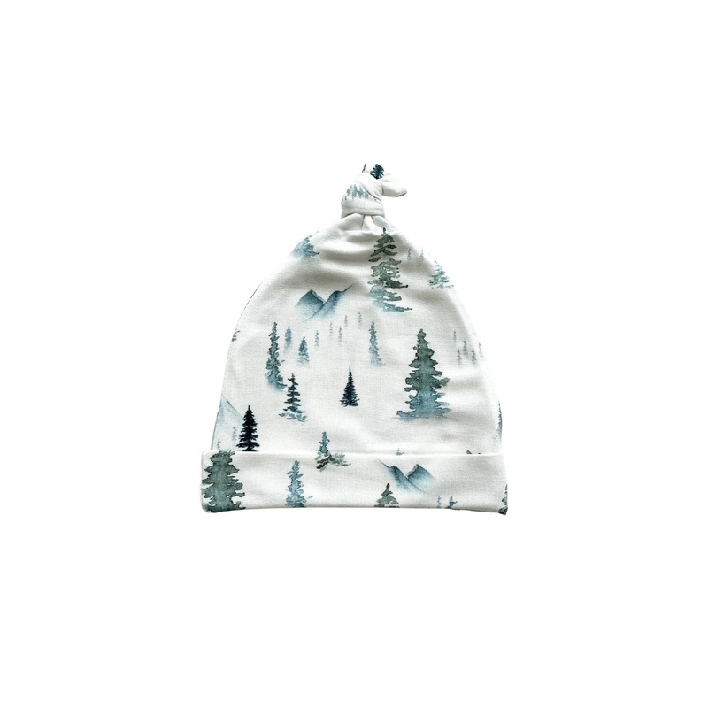 Knot Hat – Green Forest