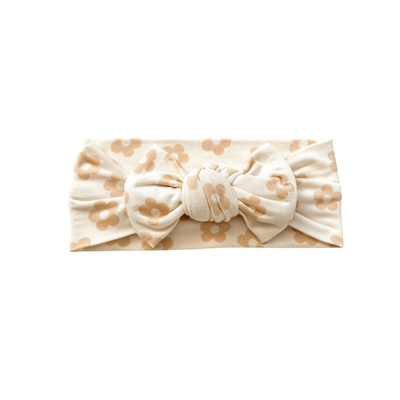 Knotted Headband – Blush Daisy
