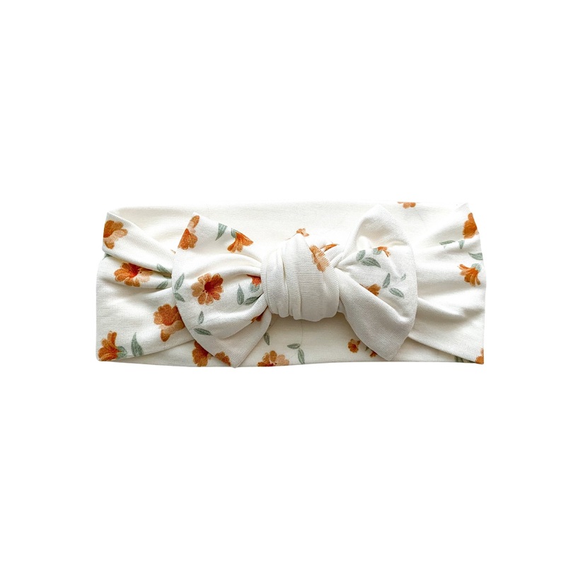Knotted Headband – Falling Floral