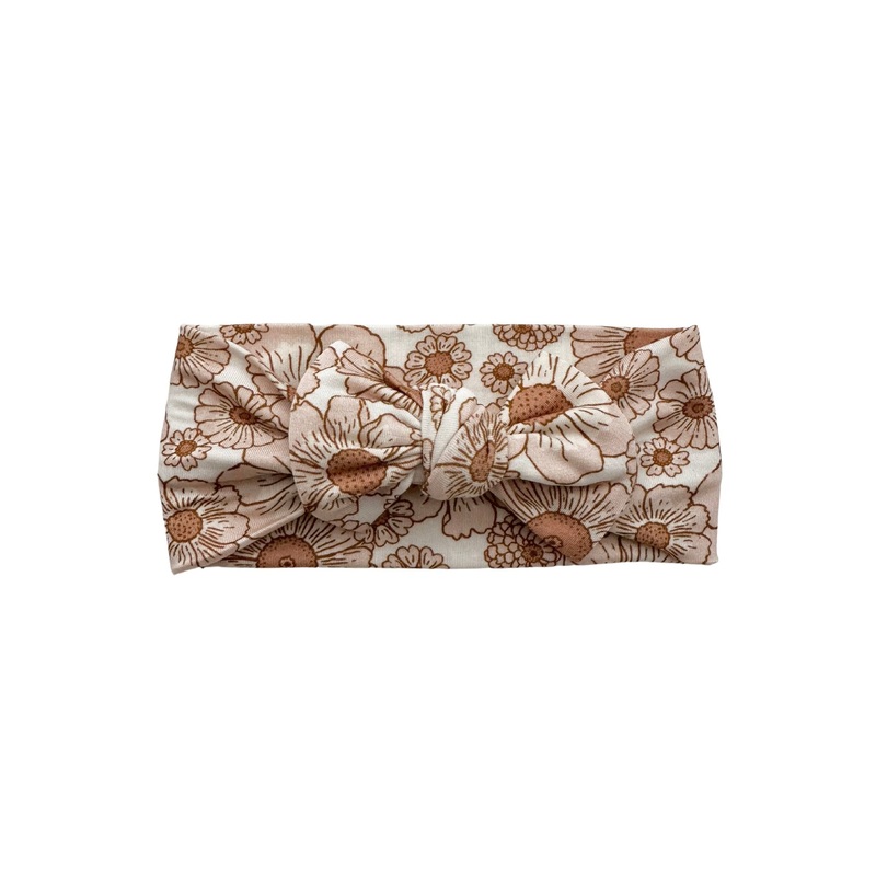 Knotted Headband – Flower Garden