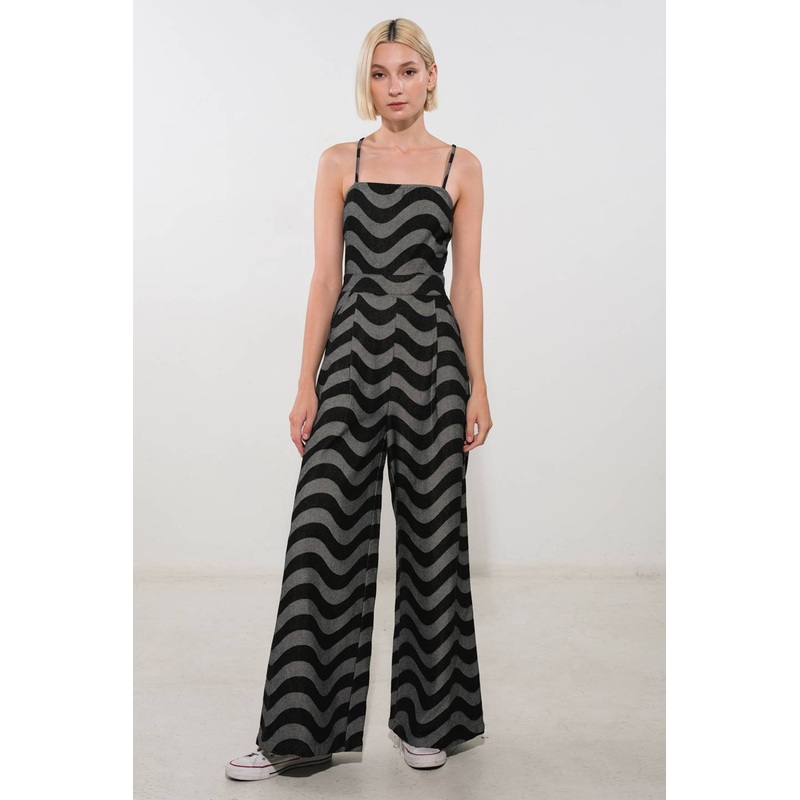 LET MY GUARD DOWN DENIM JUMPSUIT