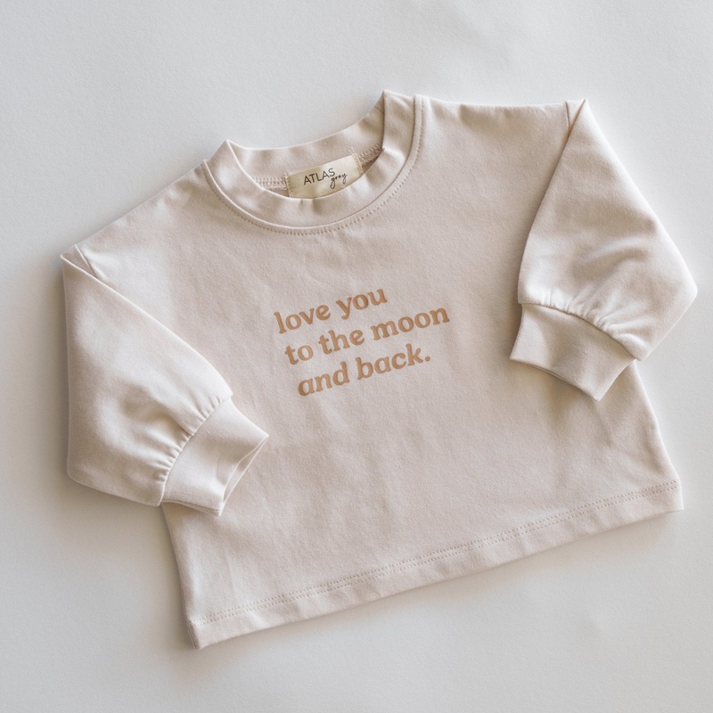 Love You To The Moon And Back – Organic Longsleeve