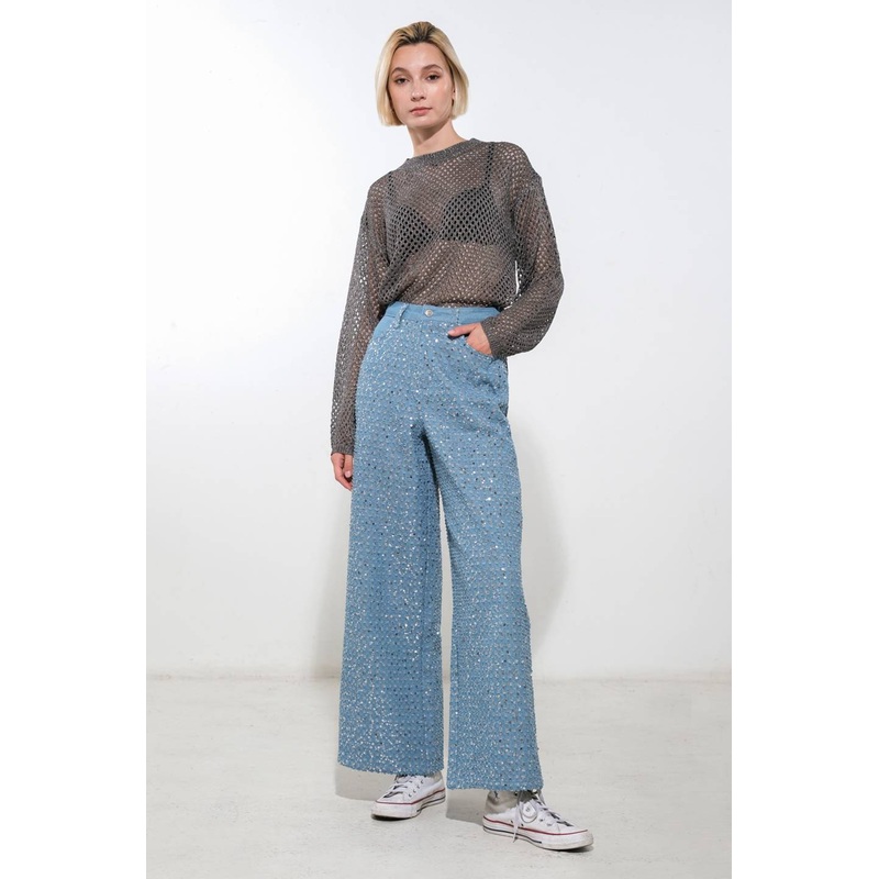 LOVING EVERYDAY DENIM PANTS|LIGHT DENIM|S|M|L