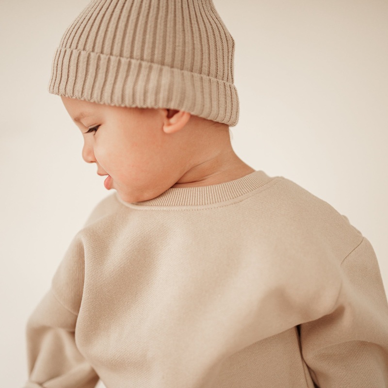 Organic Knit Beanie|Bone|Wheat|Ecru & Oat Milk|Navy|Olive|XS|S|M|0-3M|3-12M|1-2T|3-4T|5-6T