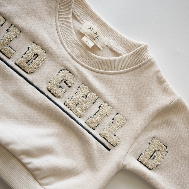 Wild Child Crewneck|0-3M|3-6M|6-9M|9-12M|12-18M|18-24M|2-3T|3-4T|4-5T|5-6T