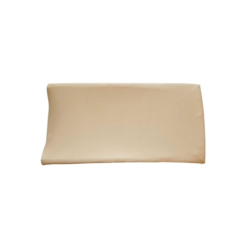 Bamboo Changing Pad Cover – Solid Tan