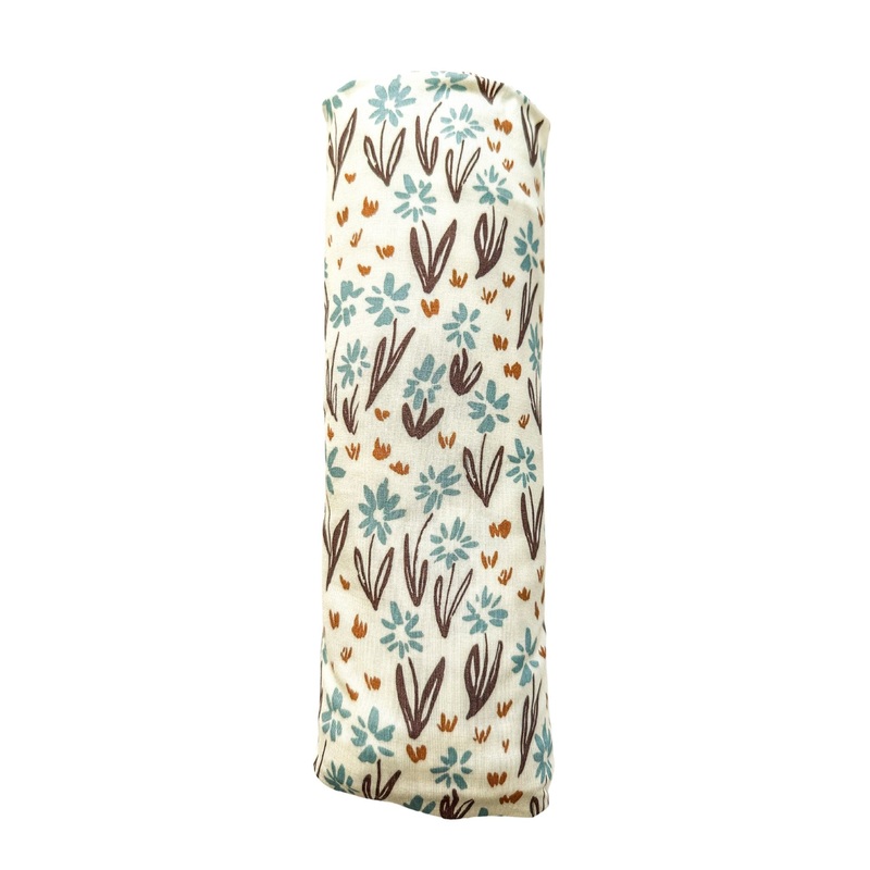 Bamboo Stretch Swaddle – La La Floral