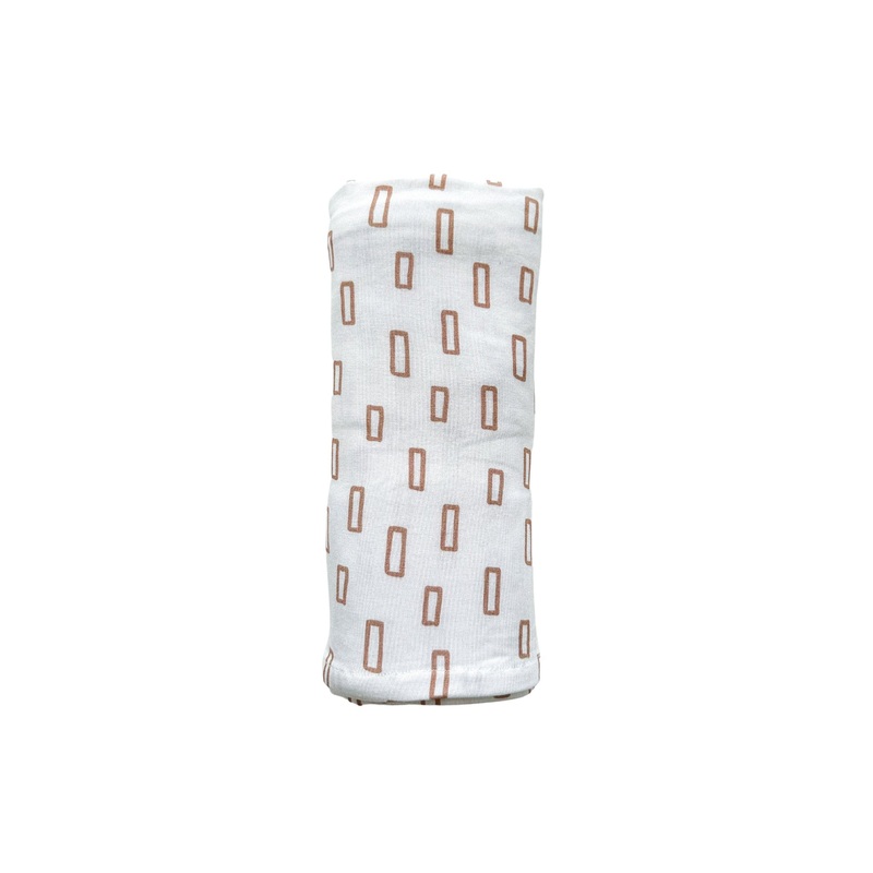 Bamboo Stretch Swaddle – Neutral Rectangle