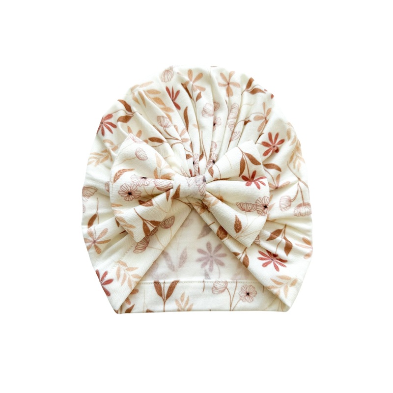 Bow Turban Hat – Wildflower