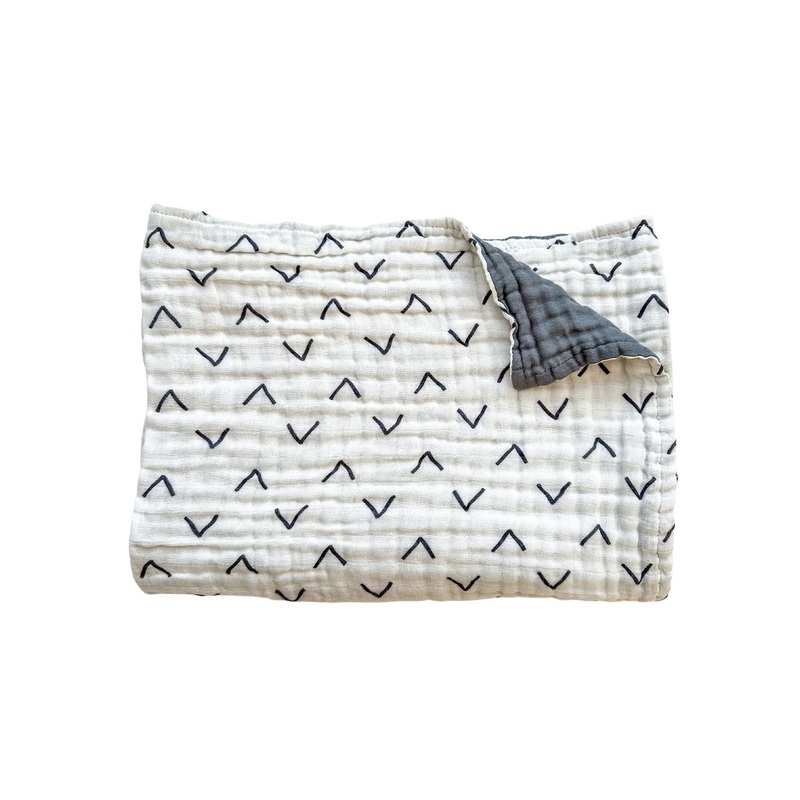 Muslin 6-Layer Blanket – Black Arrow