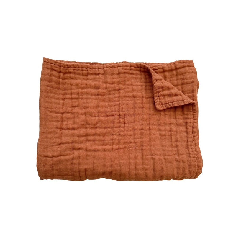 Muslin 6-Layer Blanket – Copper