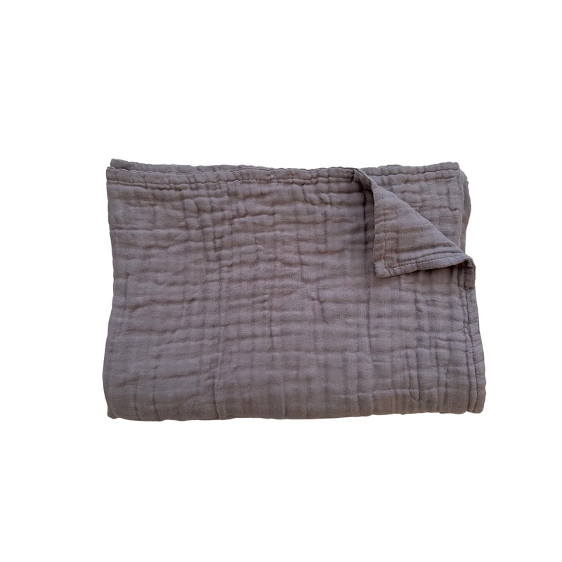 Muslin 6-Layer Blanket – Dusty Violet