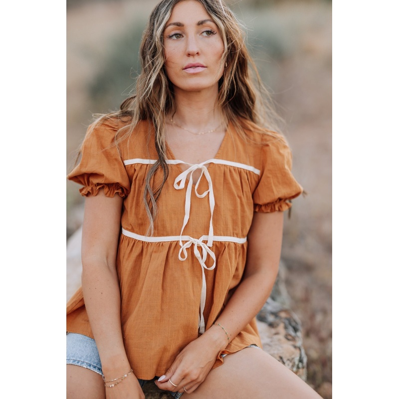 Winny Top in Camel|S|M|L