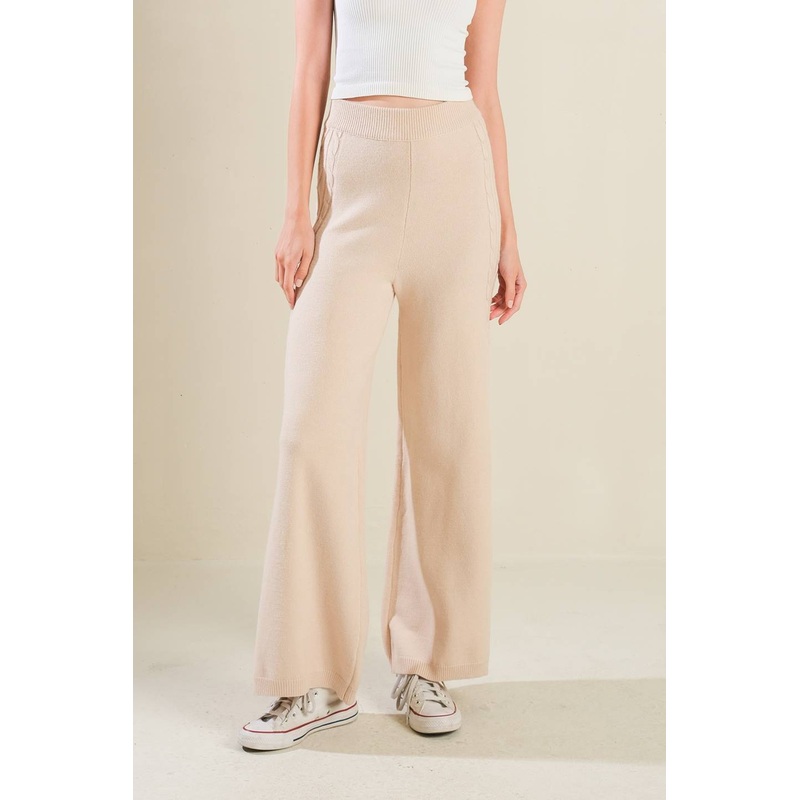 HOLD YOUR GAZE SWEATER KNIT PANTS