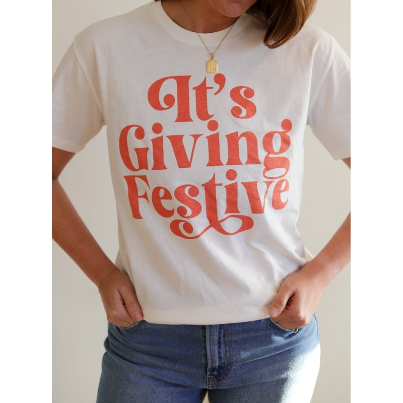 It’s Giving Festive Unisex T-Shirt