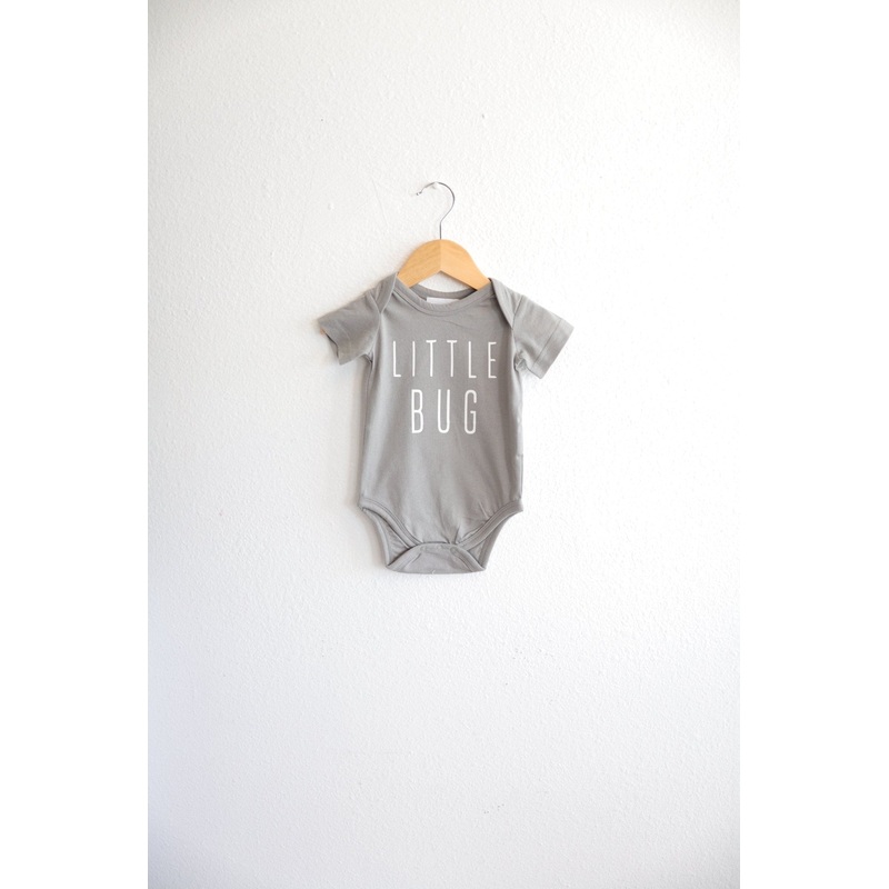 Little Bug Baby Onesie in Moon Mist