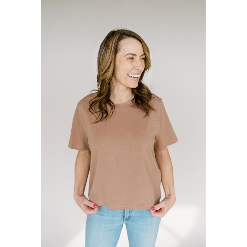 Mom Crop in Ginger Snap|XS|S|M|L|XL|1X|2X|3X