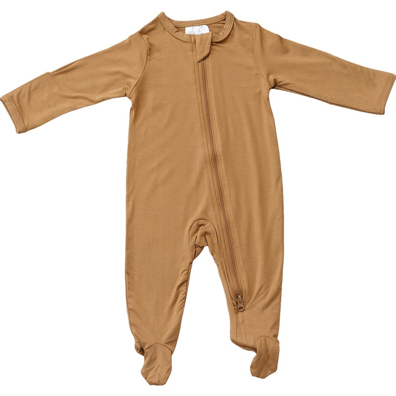 Mustard Bamboo Zipper|NB|0-3|3-6|6-12|12-18