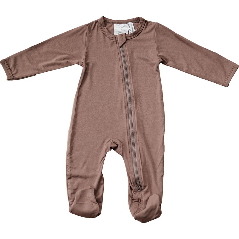 Plum Bamboo Zipper|NB|0-3|3-6|6-12|12-18
