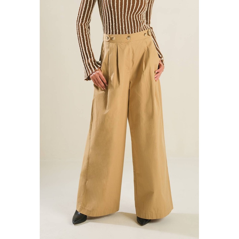 THE BEST OPTION WOVEN PANTS|CAMEL|S|M|L