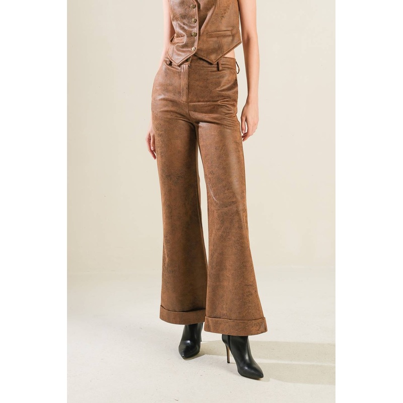 A GIFT FROM LOVE LEATHER PANTS