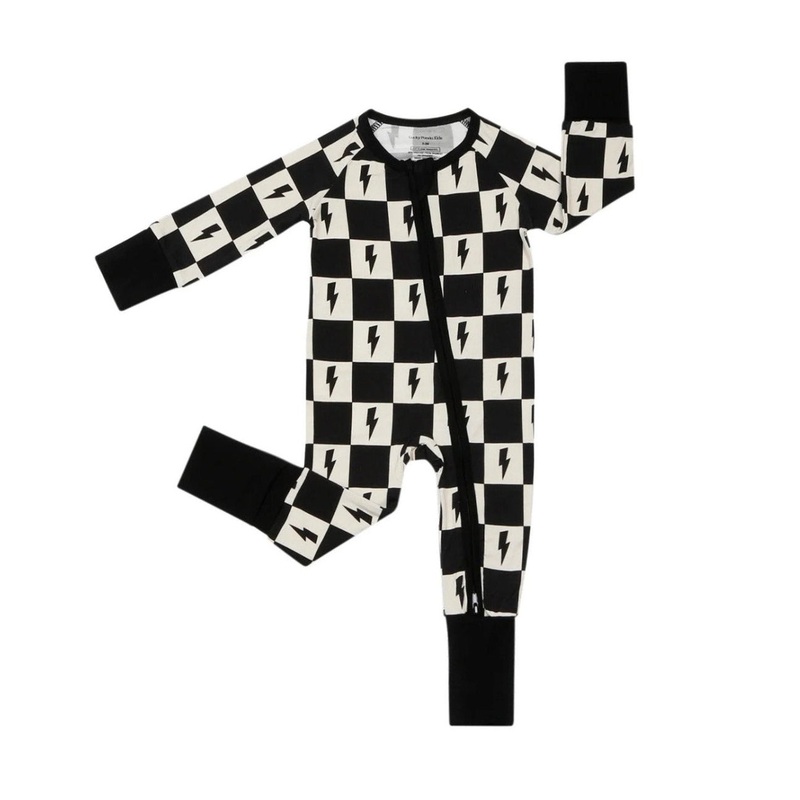 Bamboo Zip Romper | Checks & Bolts