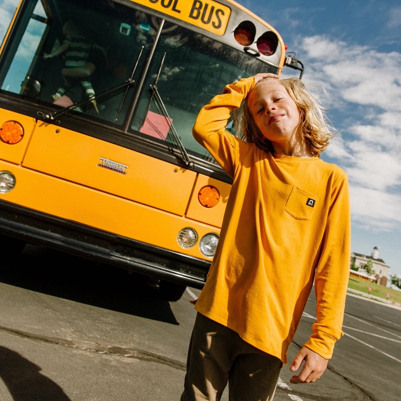 Essentials Long Sleeve Tee – ‘Golden Yellow’