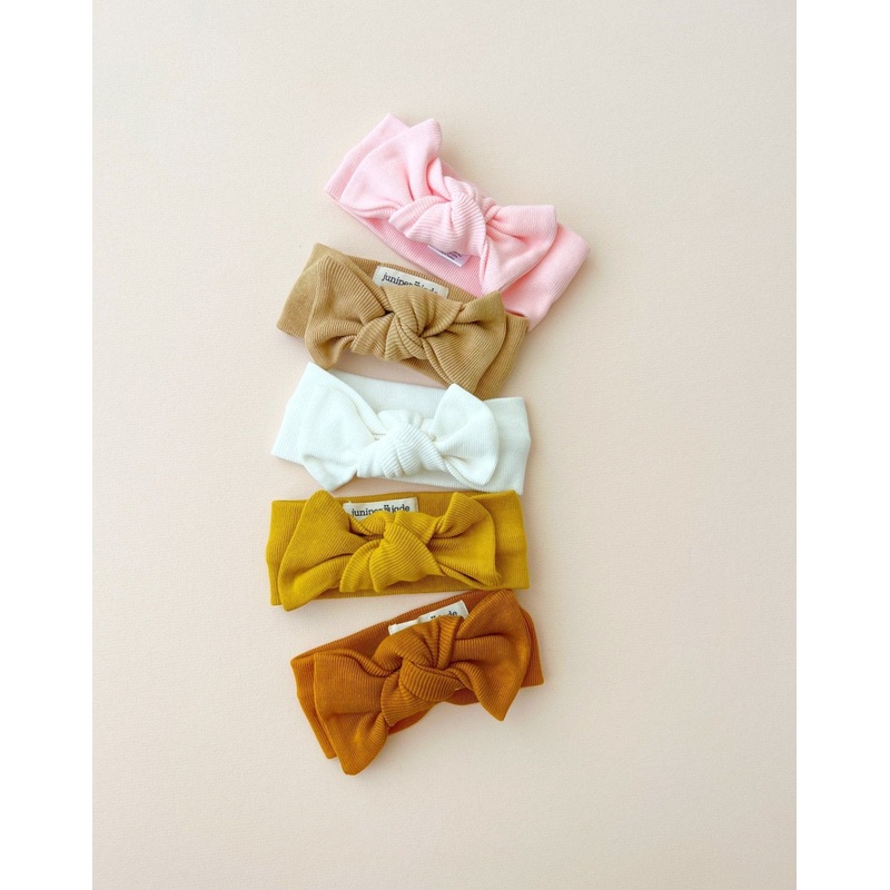Organic Headbands|Cinnamon|Milk|Latte|Pink|Mustard