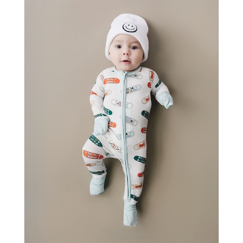 Bamboo Zip Romper | Jolly Skateboard