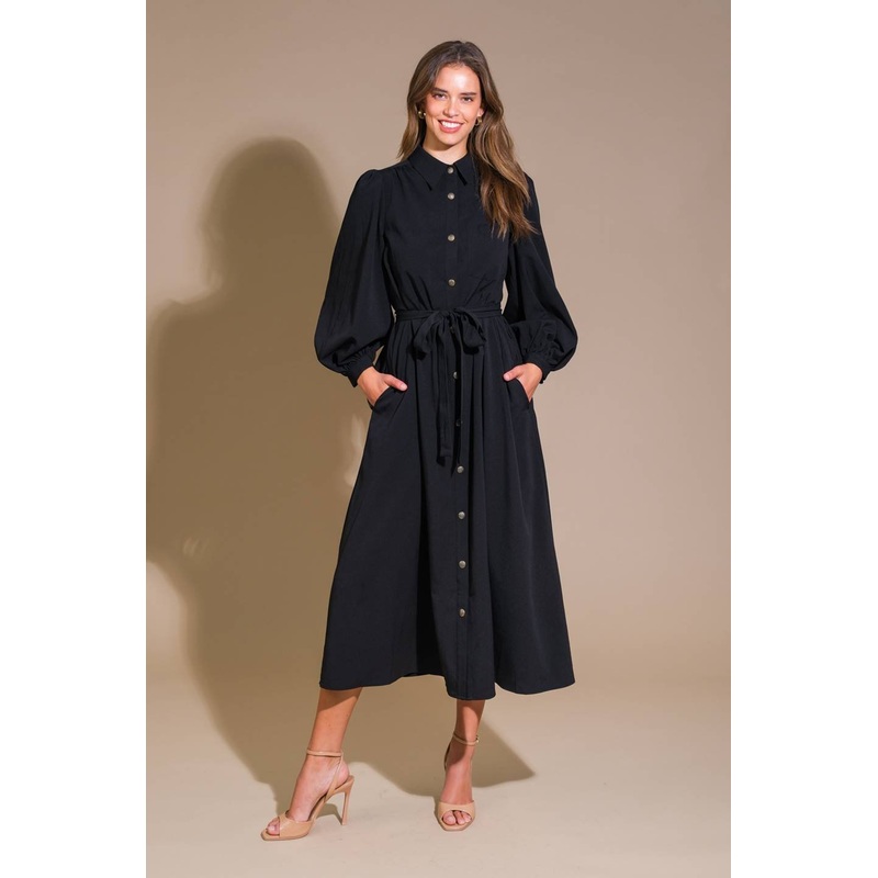 CAN’T RELACE YOU WOVEN MIDI DRESS