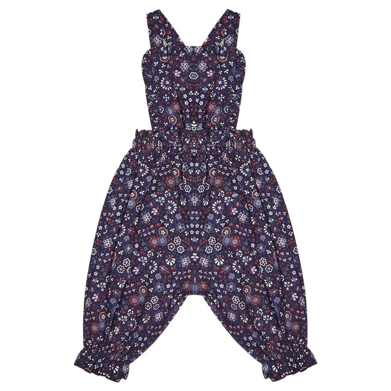 Felicity Baby Overall – Liberty Print