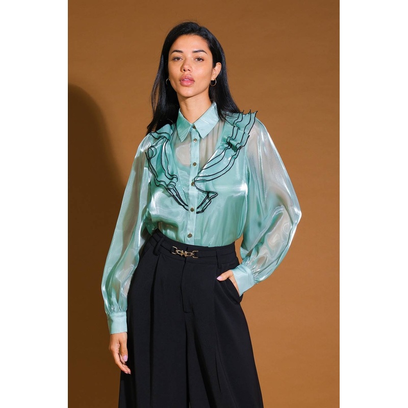 ON A DAY WOVEN TOP|CREAM|SAGE|S|M|L