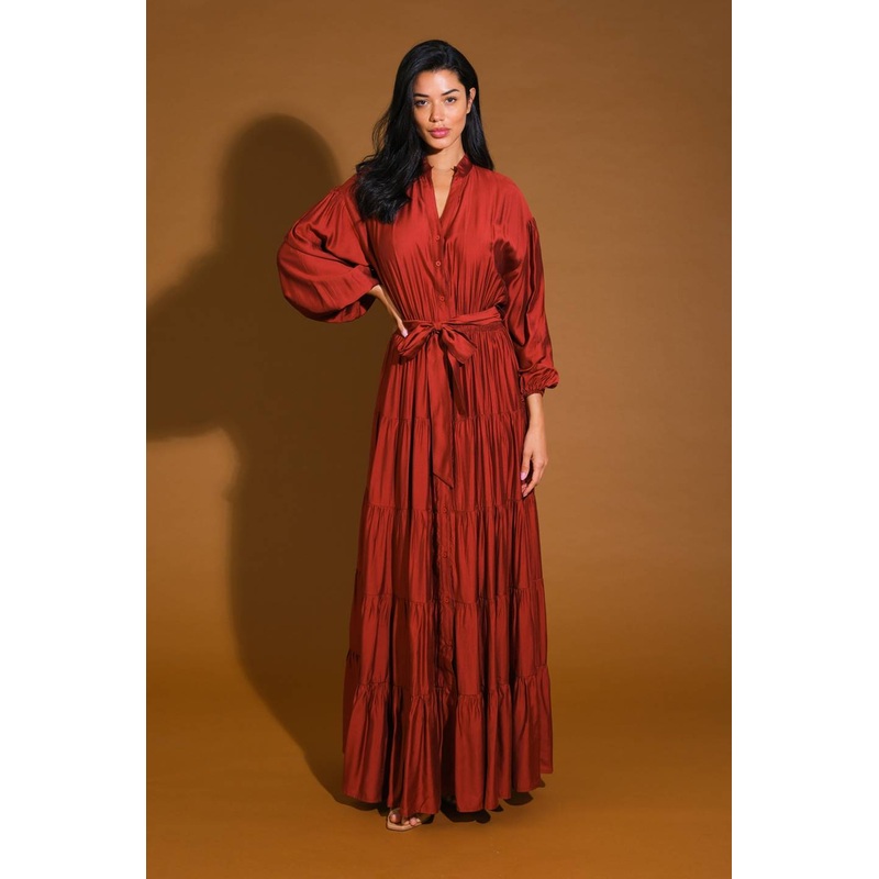 PERFECT POTENTIAL WOVEN MAXI DRESS