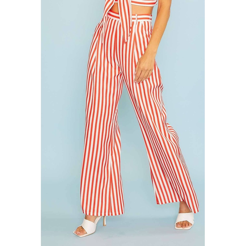 Striped Wide Leg Pants|S|M|L