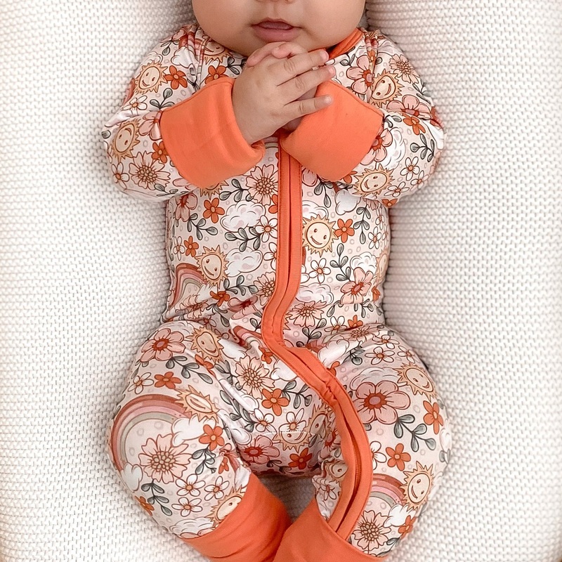 ZIP ROMPER – Happiness|0/3m|3/6m|6/12m|12/18m|18/24m|2/3T