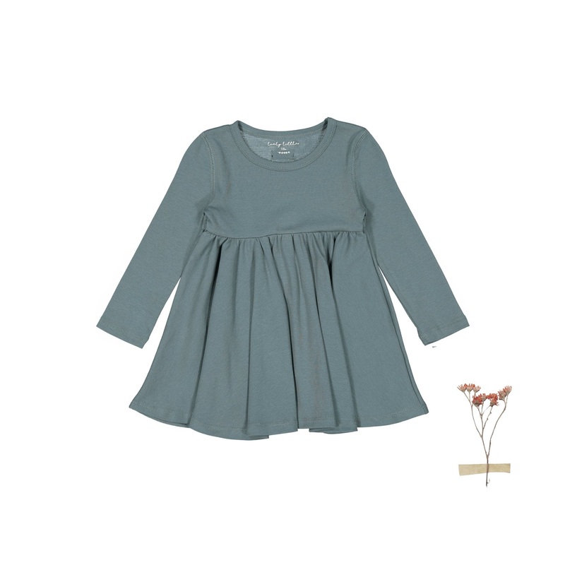 The Long Sleeve Dress – Fern|18m|24m|3y|4y|6y|8y