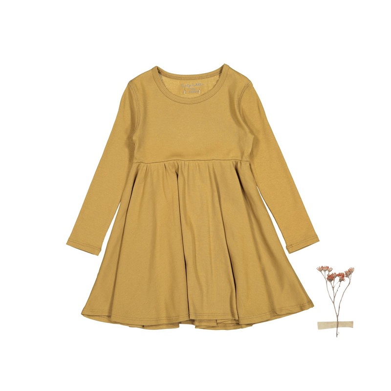 The Long Sleeve Dress – Golden