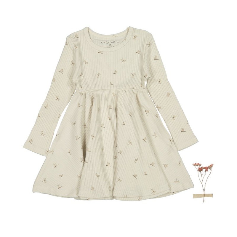 The Printed Long Sleeve Dress – Dragonfly