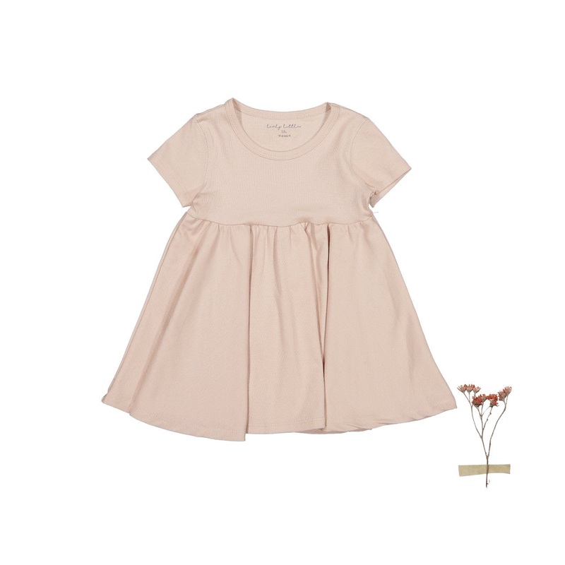 The Short Sleeve Dress – Blush