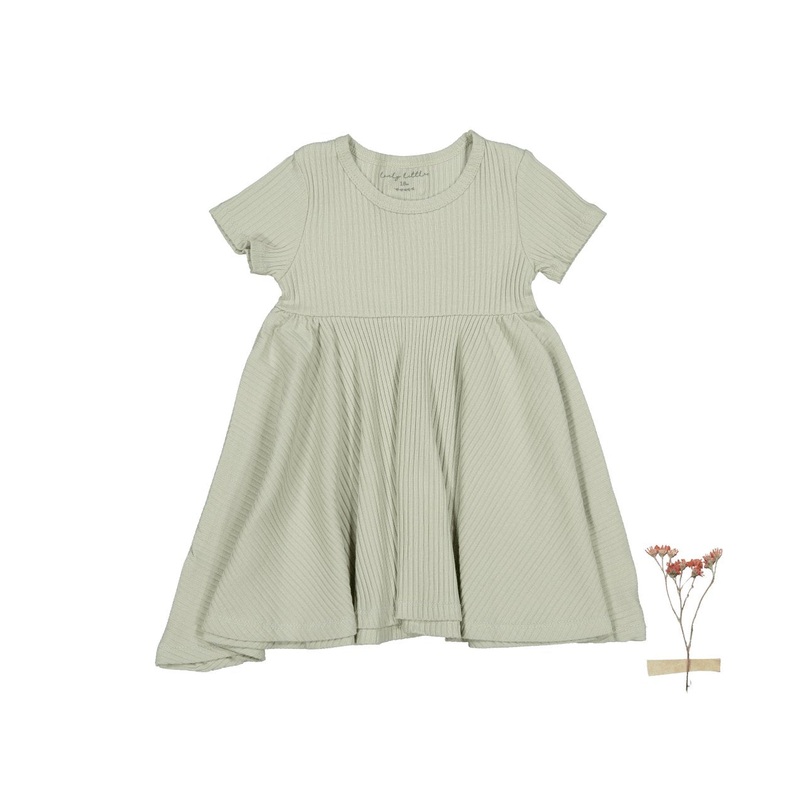 The Short Sleeve Dress – Mist|18m|24m|36m|4y|6y|8y
