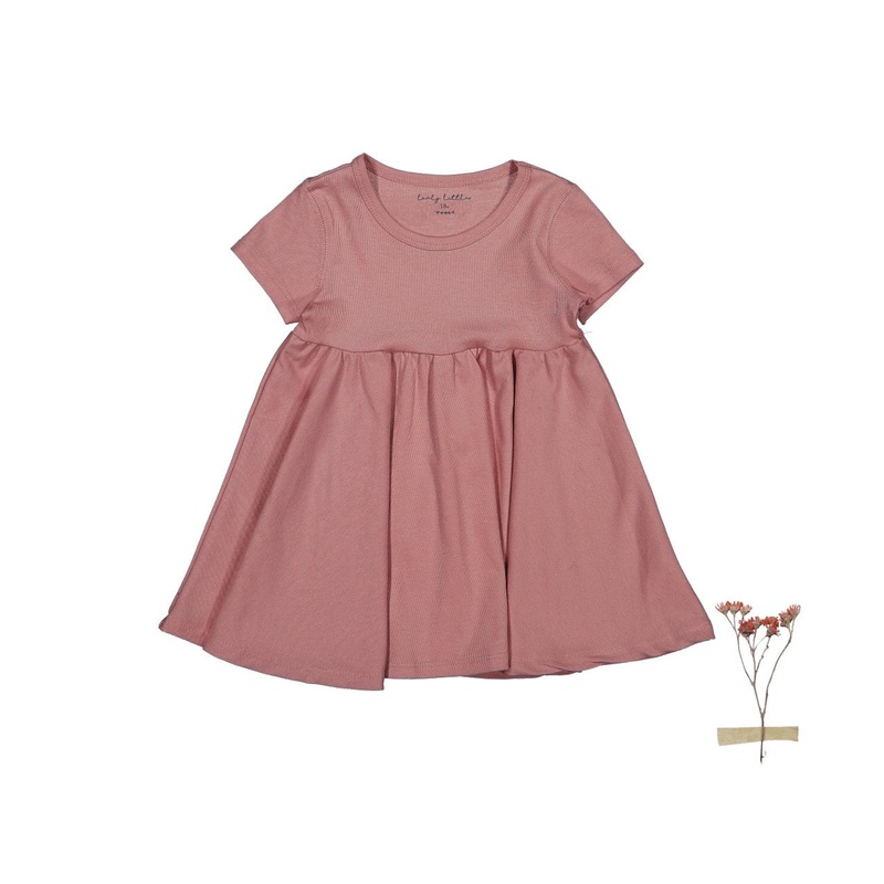 The Short Sleeve Dress – Rosewood