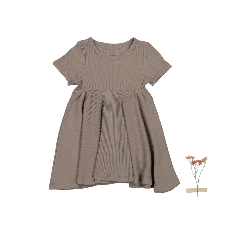 The Short Sleeve Dress – Taupe