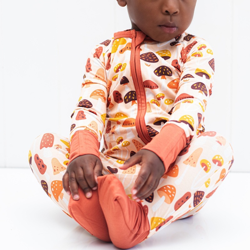 ZIP ROMPER – Mushrooms|0/3m|3/6m|6/12m|12/18m|18/24m|2/3T