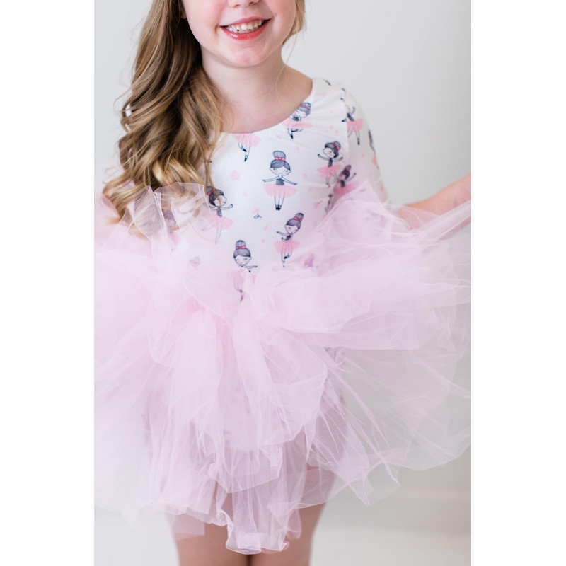 Ballerina 3/4 Tutu Leotard|6-12M|12-24M|2T|3T|4T|5/6|7/8