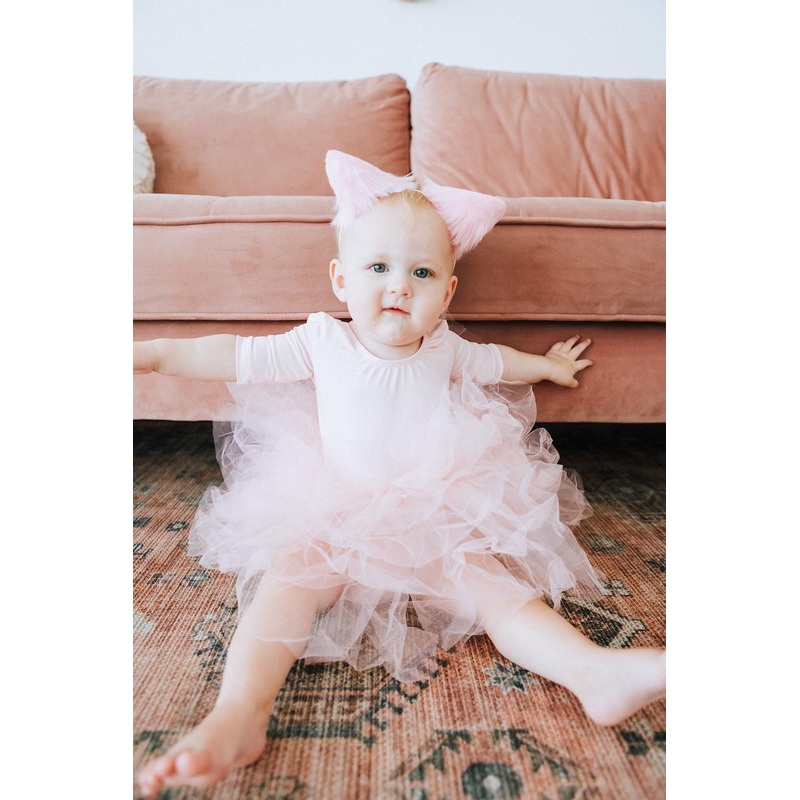 Ballet Pink 3/4 Tutu Leotard|6-12M|12-24M|2T|3T|4T|5/6|7/8