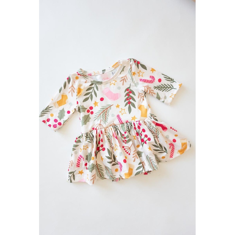 Holly Jolly Christmas Twirl Bodysuit