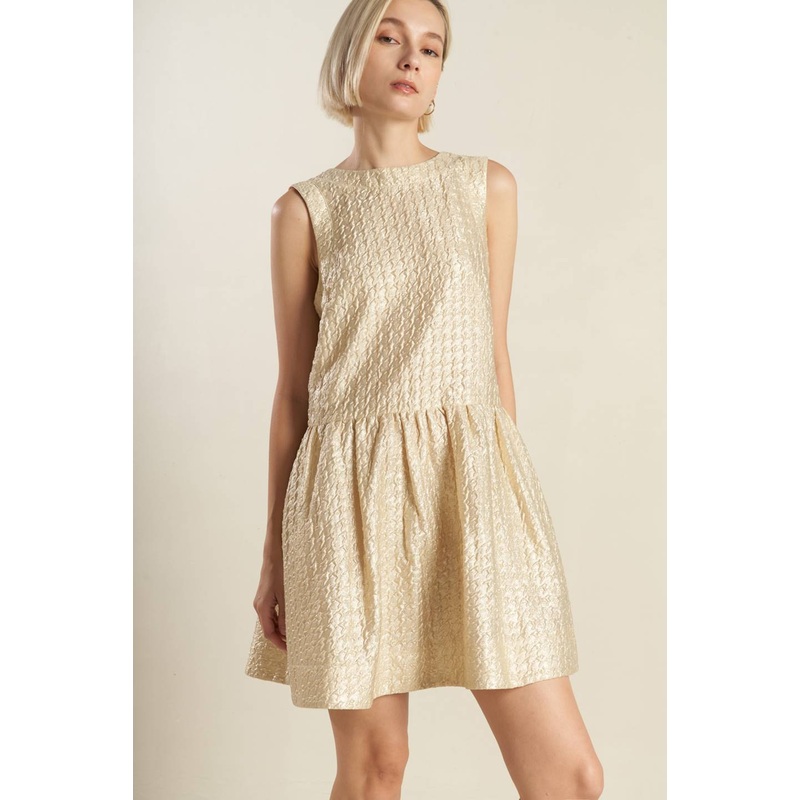 HORIZON HIDEAWAY WOVEN MINI DRESS